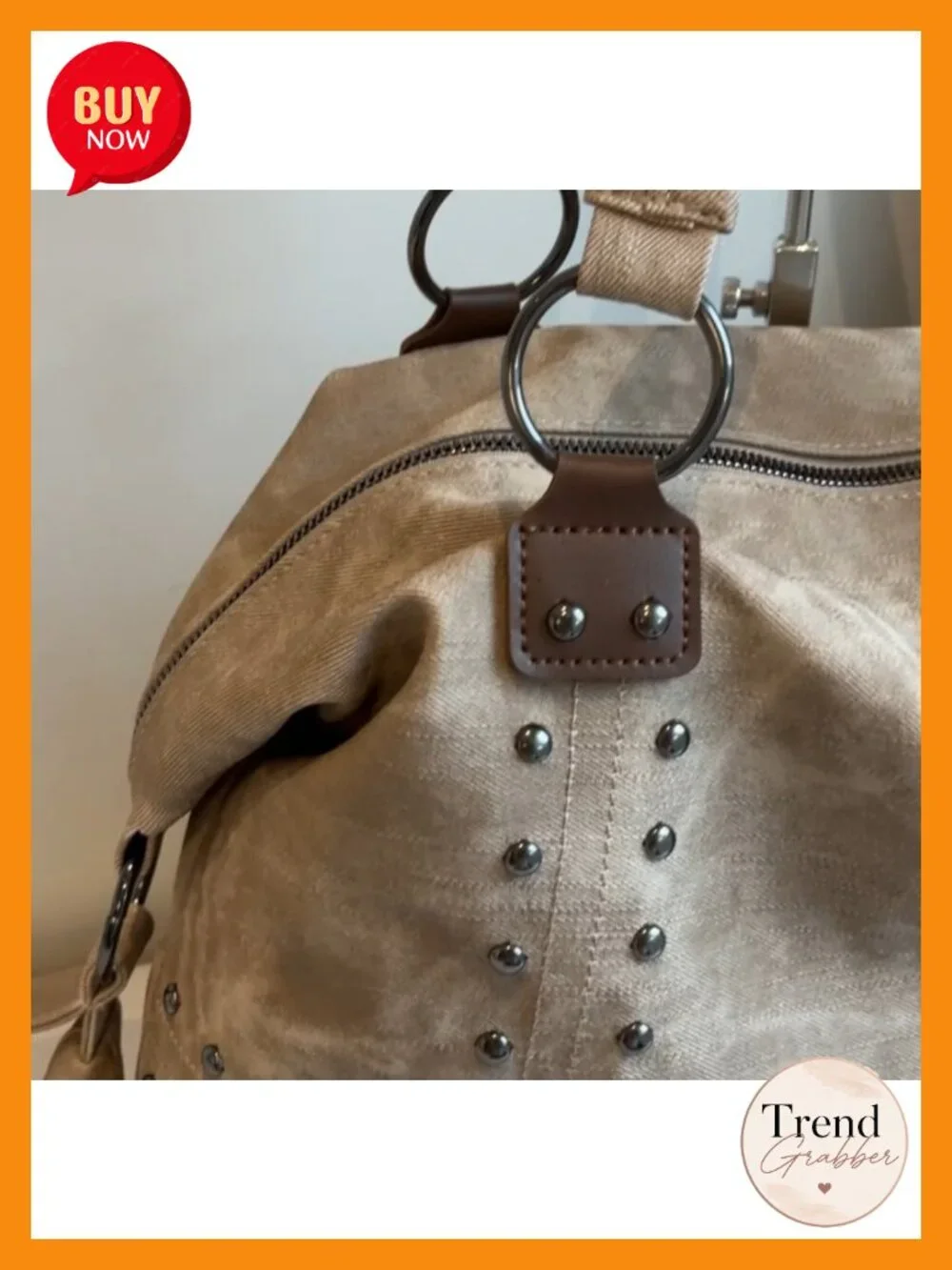 Faux Leather Studded Hobo Tote Bag Top-Handle Shoulder Bag Y2K Punk Purse